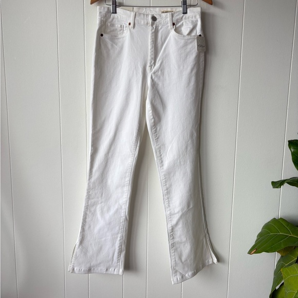NWT Blank NYC White The Hoyt High-Rise Mini Flare Denim Jeans | Size 29 - Picture 3 of 9